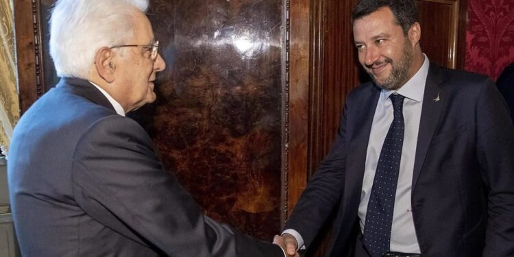 Una conversazione impossibile fra Sergio Mattarella e Matteo Salvini