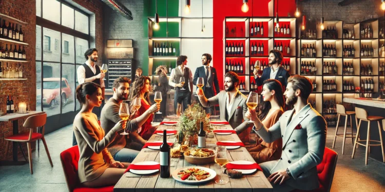 A cena, il day after. Lo Chef propone un menù di nuovi sapori della sinistra. Dagli antipasti al vino buono