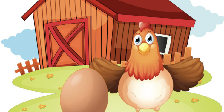 Svelato l’eterno quesito: è nato prima l’uovo, non la gallina.