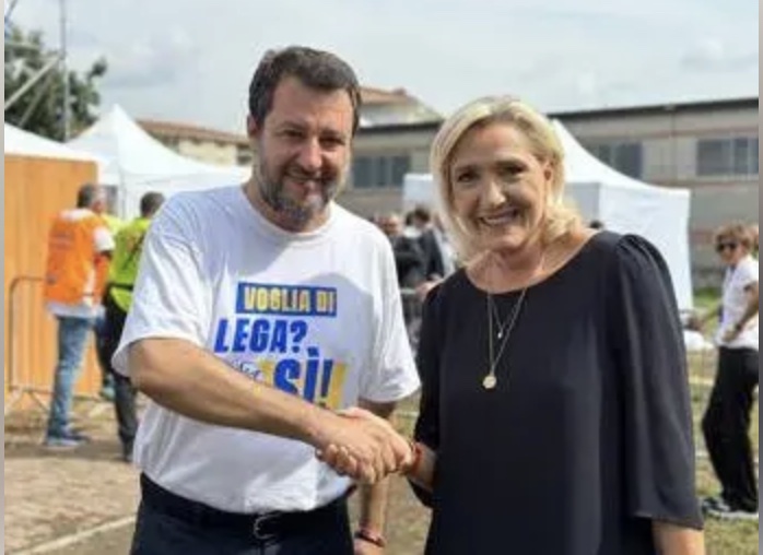 Confeziona la bomba per colpire politici corrotti, ma le esplode sotto i piedi. La penosa storia di Marine Le Pen. E il lutto rumooroso dei fan italiani