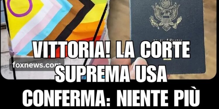 La Corte Suprema trumpiana cancella la diversità: maschi o femmine, tertium non datur. Nel web la destra esulta