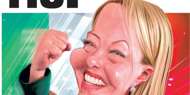 “Tié!” Il gestaccio di Giorgia agli italiani nel giornale del padrone delle cliniche private